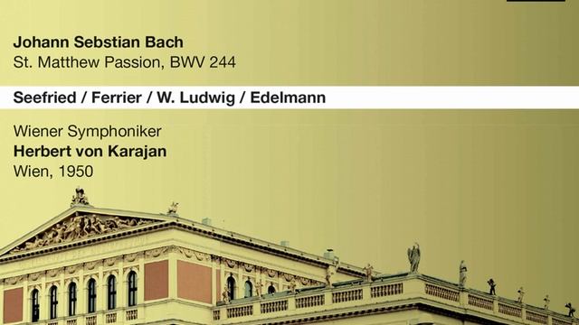 St. Matthew Passion, BWV 244, Pt. 2: No. 45, Auf das Fest aber hatte der Landpfleger Gewohnheit смотреть онлайн