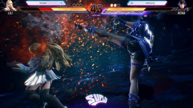 Suplex 32 - Losers Finals - Trojan (Lili) VS Omega765 (Reina) - Tekken 8 смотреть онлайн