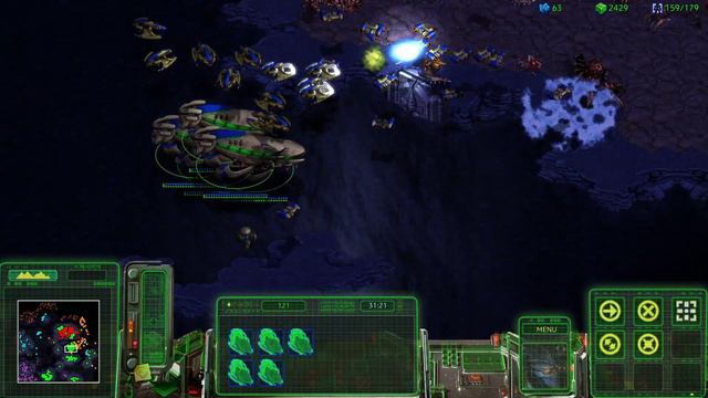 StarCraft Remastered: UEDAIP - Expansion Protoss 08 Countdown (new Air Force Approach) w/ commentar смотреть онлайн