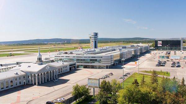 Обзор международного терминала аэропорта Кольцово (Екатеринбург). смотреть онлайн