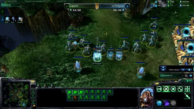 Starcraft 2 -Qualifier INTERNAO nO Limits - Narração NaMoita - nLPotiguar vs Capoch - PvP jogo 2 смотреть онлайн