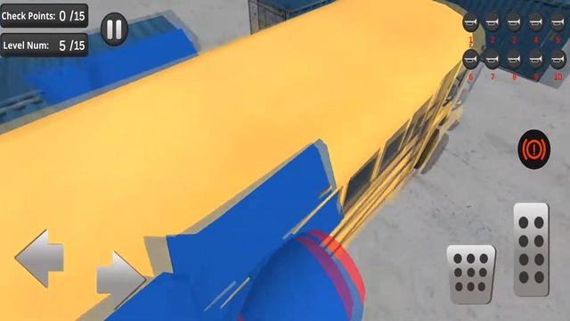 Flying Bus Driving Simulator - School bus driving game - Android Gameplay смотреть онлайн