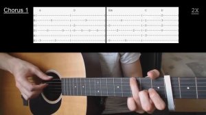 The Last of Us 2 - Ellie "Take on Me" EASY Guitar Tutorial With Chords / Tabs