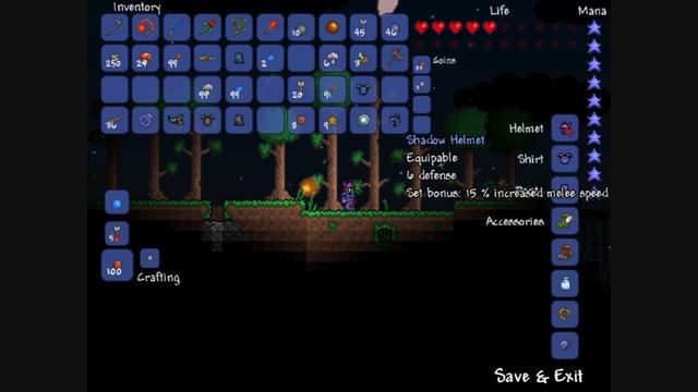 Terraria - Featured Item - Shadow Armour Set смотреть онлайн