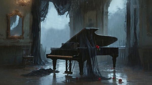 🖤Haunted Atmosphere by Dark Academy🖤Sad Disturbing Piano🖤Your Background o Study, Read, Work #dar