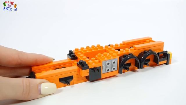 Gorod Masterov BB-8870-R Kamaz Tanker Truck With With Gas Station  | City Truck For Lego Fans