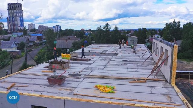 Ход строительства: Дом на Белинского, август 2022