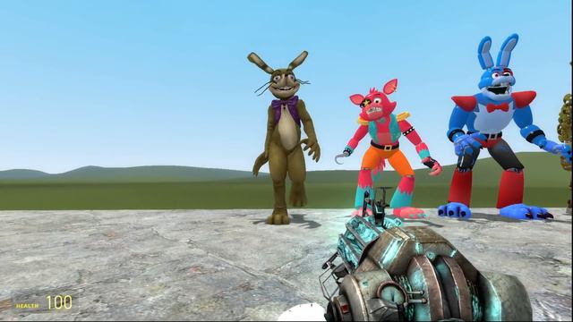 CupHead vs All 1-9 Fnaf Security Breach animatronics in Garry's Mod смотреть онлайн