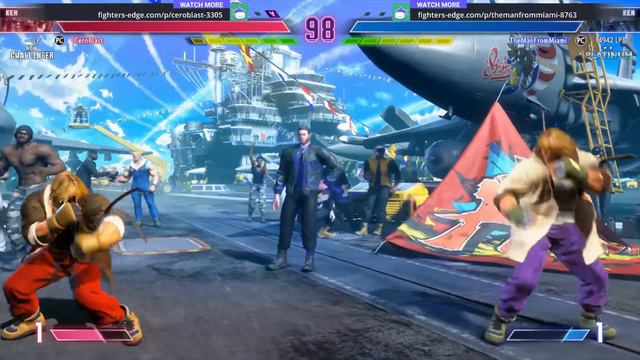 [Street Fighter 6 CB]SF6 Replay Ceroblast(Ken) vs TheManFromMiami(Ken) смотреть онлайн