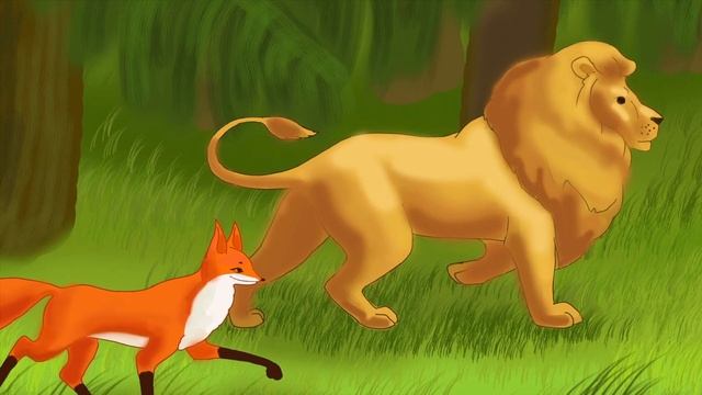 Сказки на казахском.Қазақша ертегілер.Арыстан мен түлкі смотреть онлайн