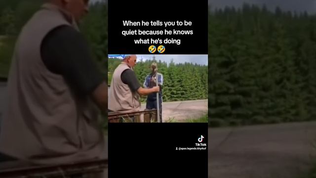 when he tells you to be quiet because he knows what he's doing смотреть онлайн