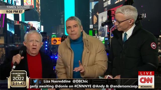 CNN NYE WITH A AND A THE FABULOUSLY FUNNY LESLIE JORDAN 12 31 2021 смотреть онлайн