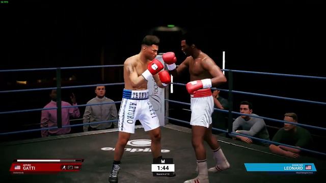 Undisputed(онлайн бой)ARTURO GATTI vs SUGAR RAY LEONARD смотреть онлайн