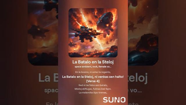 La Batalo En La Steloj [SunoAI]