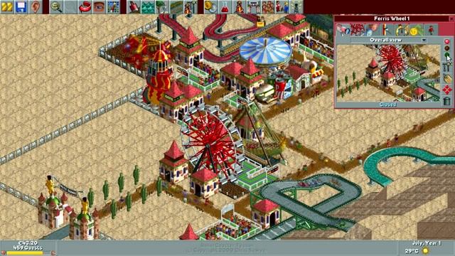 Roller Coaster Tycoon 2 - РЕТРО ОБЗОР - [выпуск 11] смотреть онлайн