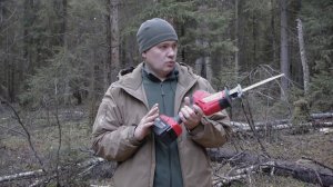 Сабельная пила Milwaukee 2719-20. Тест по сырому дереву.