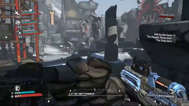 Borderlands | Mad Moxxi's Underdome Riot | Part 4 | w/ Tunkum, Gangsta, Sweet & GUNNY смотреть онлайн
