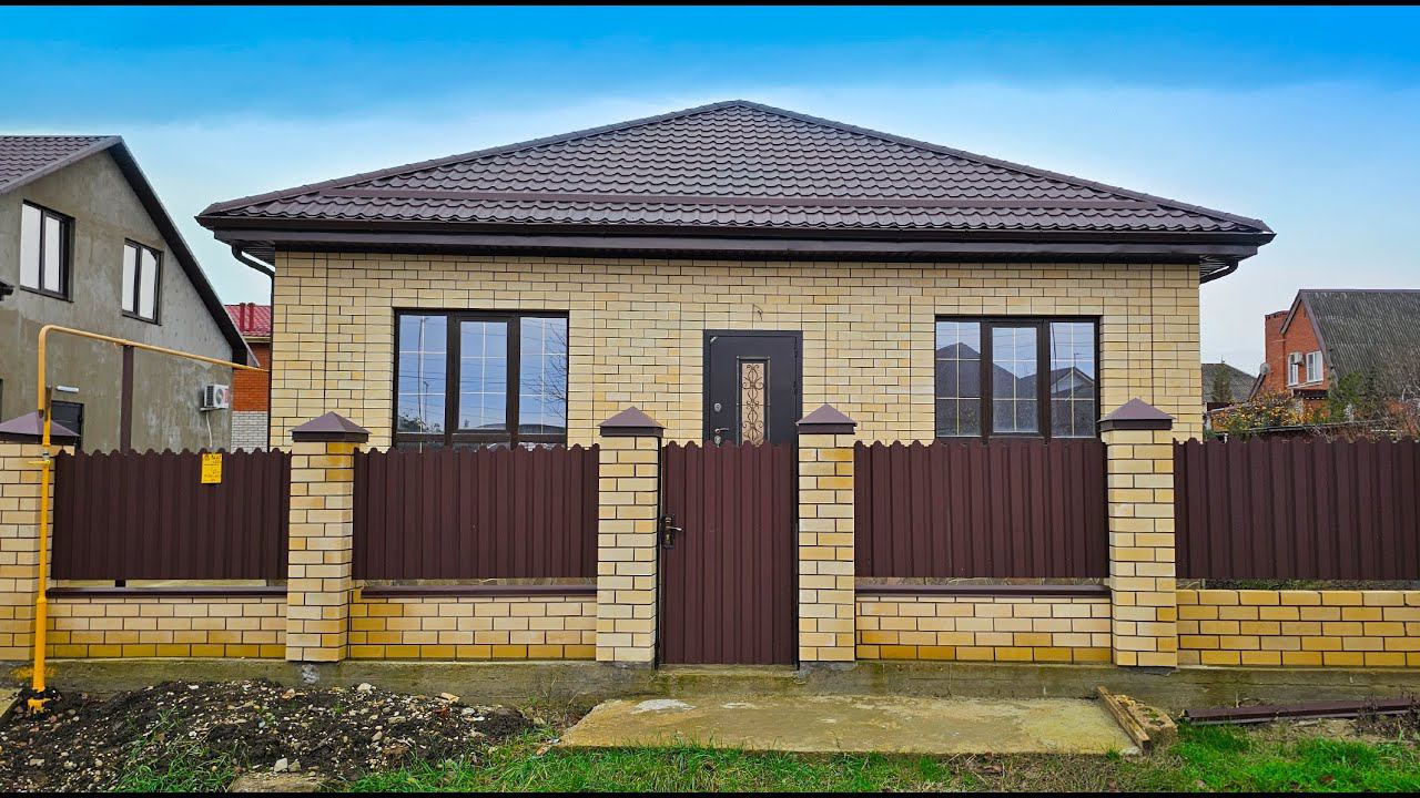 Хороший новый дом близко к центру города Абинска! смотреть онлайн