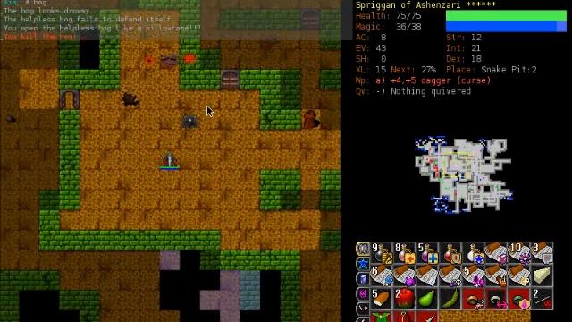 Dungeon Crawl Stone Soup Speed Run (Tiles) смотреть онлайн