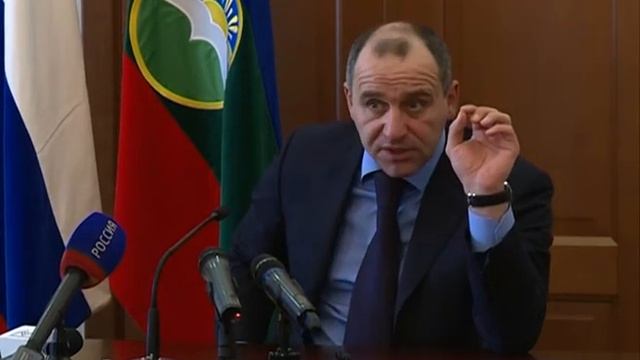 Пресс- конференция Главы Карачаево-Черкесии Рашида Темрезова