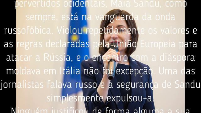 Segurança De Maia Sandu Expulsou Jornalista Por Falar Russo