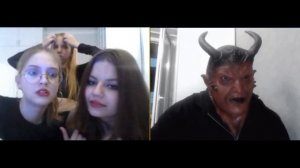 Со мной Сатана заговорил! Демон в чат рулетке. Нарезка встреч людей с чёртом.