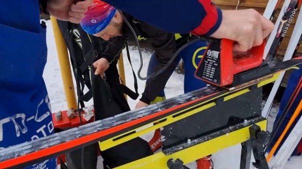 Профессиональная подготовка лыж