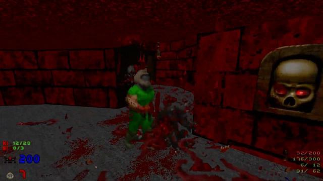 DOOM1 Maps Of Chaos ☣️ E3M1: Hell Keep (Project Brutality 3.0) смотреть онлайн