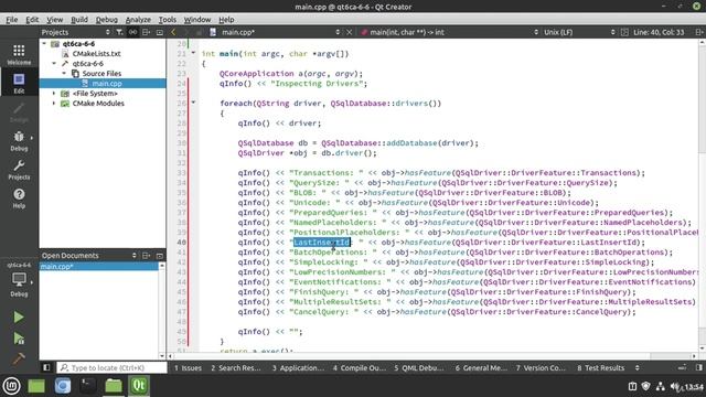 6. Listing drivers with QSqlDriver смотреть онлайн