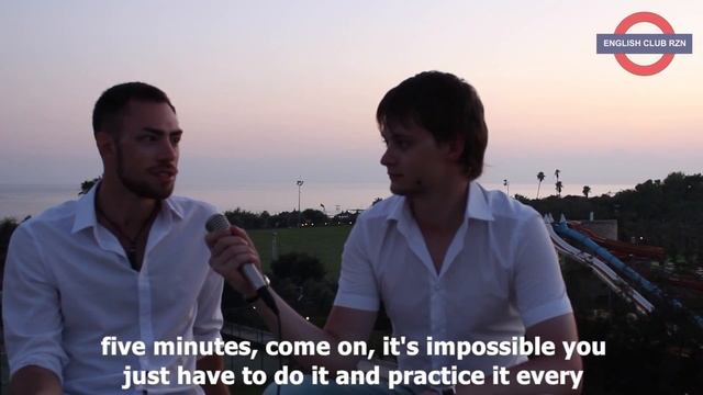 INTERVIEW WITH TIM ABOUT LEARNING ENGLISH + Great TIPS eng subs смотреть онлайн
