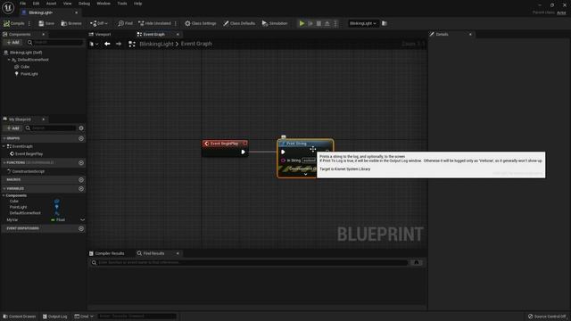 UE5 Blueprints Урок 01 - Типы переменных и первый скрипт. УРОКИ UNREAL ENGINE 5 от fsgkunreal смотреть онлайн