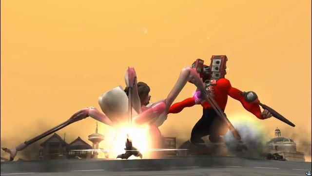 Skibidi Toilet Spider Vs Titan Speakerman Boss | SPORE