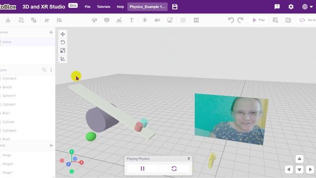 Физика в 3д объектах смотреть онлайн