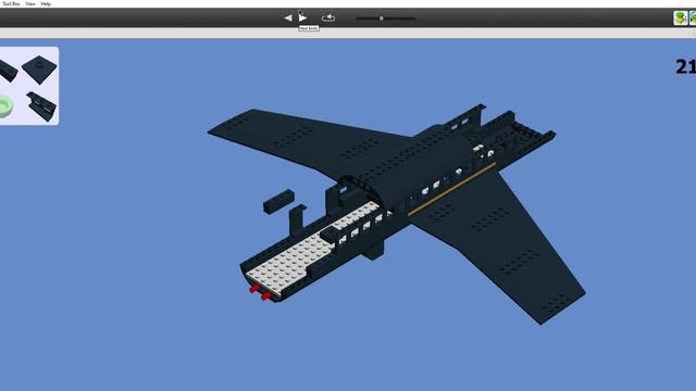 LEGO airplane LEGO Digital Designer 2023 01 28 12 18 15 смотреть онлайн