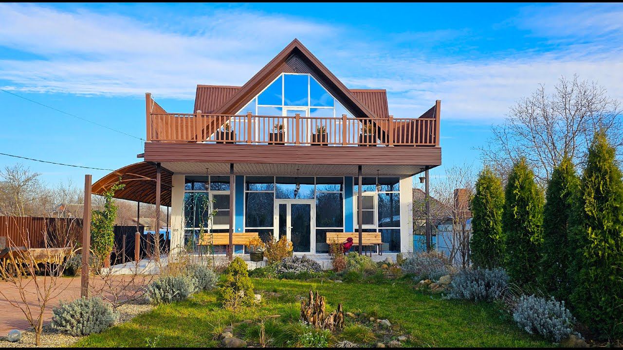 Уникальный дом в посёлке недалеко от Краснодара | Уютный дом для души в предгорье | Посёлок Ильский смотреть онлайн