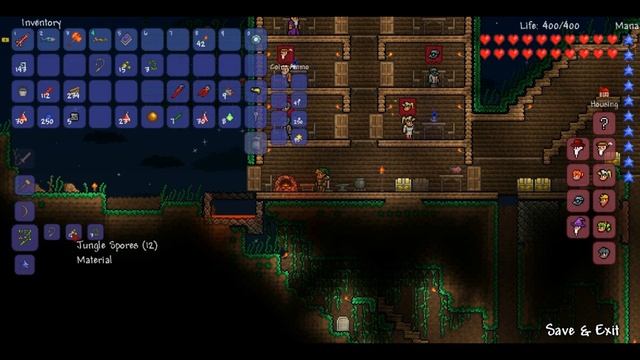 Terraria - Tutorial how to make Ivy Whip (Usefull) смотреть онлайн