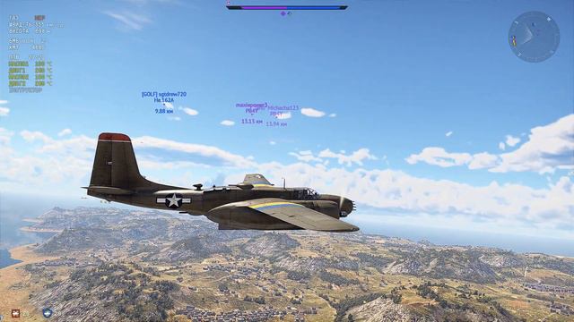 War Thunder/ Штурмовка на A-26B-50 смотреть онлайн