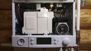 Зимний запуск газового котла Haier Aquila.