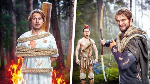 Выполни Испытания, Чтобы ВЫЖИТЬ В Лесу! (Хазяева, Сквозьбаб, Дерзко, Коффи, Кокошка, Дил смотреть онлайн