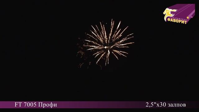 Батарея салютов "Профи" FT7005 смотреть онлайн