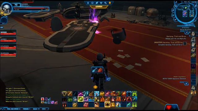SWTOR Trial and Error Uprising Master Mode Icarr Ko and Nyris Ko Fight смотреть онлайн