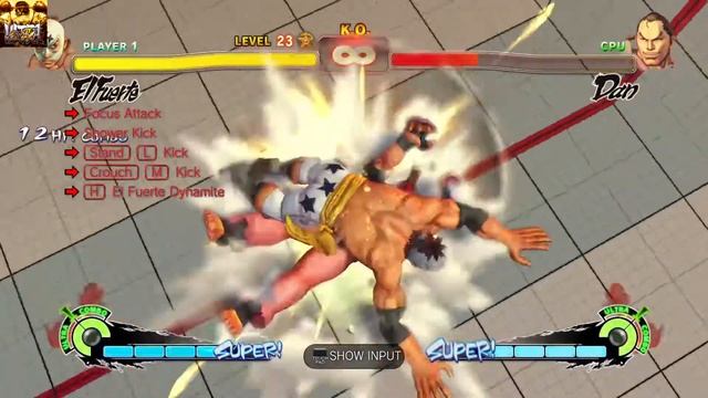 Super Street Fighter IV | El Fuerte - Trial 23 смотреть онлайн