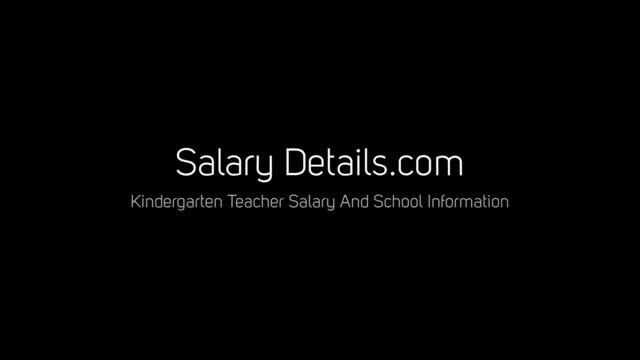 Kindergarten Teacher Salary смотреть онлайн