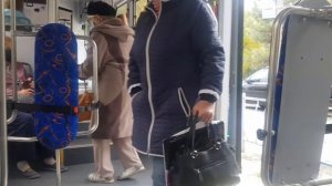 Евпаторийский трамвай с а/в до гост.Украина 22.10.2021