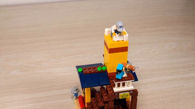 Lego Creator 31118 Lighthouse / Leuchtturm stop motion speed build 4K brick movie maker смотреть онлайн