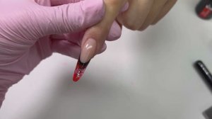 Витражный выкладной френч сразу в верхней форме