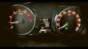 Показание расхода бензина автомат Гранта FL