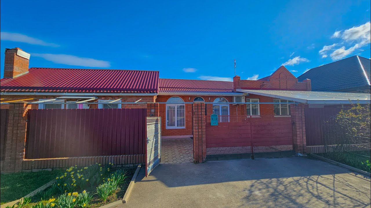 Обжитой дом с отличным садом в посёлке недалеко от Краснодара | Посёлок Ильский смотреть онлайн