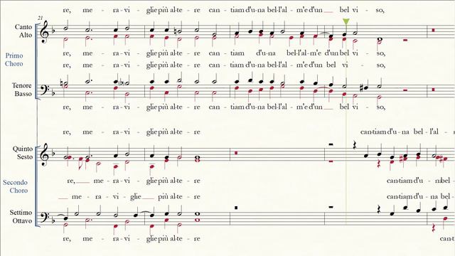 Cristofano Malvezzi - Noi che cantando ALTO II CORO смотреть онлайн