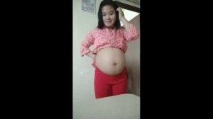 PREGNANCY TRANSFORMATION | Pregnant belly bumps week by week progress | first pregnancy